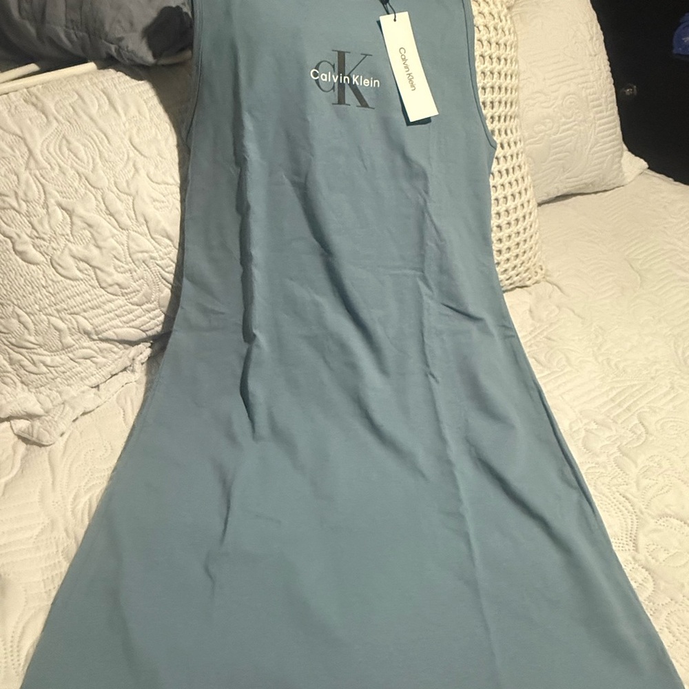 Calvin Klein Women's Blue Dress